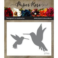 Paper Rose - Dies - Hummingbirds