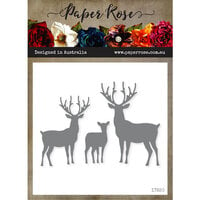 Paper Rose - Dies - Reindeer Family