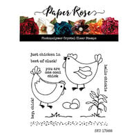 Paper Rose - Clear Photopolymer Stamps - Hey Chick