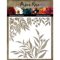 Paper Rose - 6 x 6 Stencils - Gum Leaf