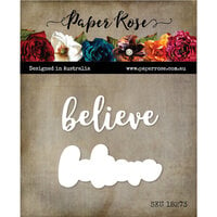 Paper Rose - Dies - Believe Layered