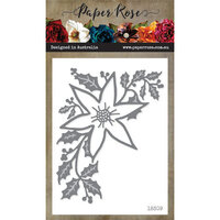 Paper Rose - Dies - Christmas Poinsettia Corner