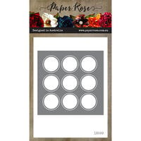Paper Rose - Dies - Circle Grid Cover Plate