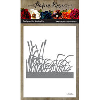 Paper Rose - Dies - Cattails and Grass Border