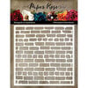 Paper Rose - 6 x 6 Stencils - Distressed Brick