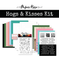 Paper Rose - Cardmaking Kit - Hogs and Kisses