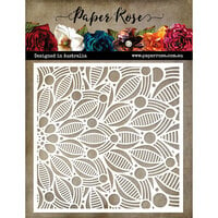 Paper Rose - 6 x 6 Stencils - Leaf Burst