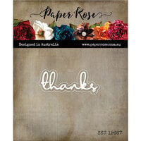 Paper Rose - Dies - Thanks Fine Script