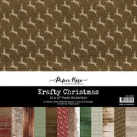 Paper Rose - 12 x 12 Collection Pack - Krafty Christmas