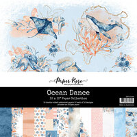 Paper Rose - 12 x 12 Collection Pack - Ocean Dance