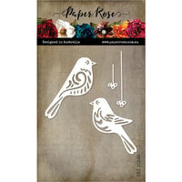 Paper Rose - Christmas - Dies - Bird Ornaments