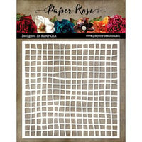 Paper Rose - 6 x 6 Stencils - Fish Net