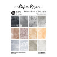 Paper Rose - A5 Collection Pack - Watercolour Neutrals