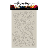 Paper Rose - Chipboard Embellishments - Flourishes 1
