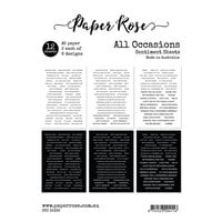 Paper Rose - A5 Collection Pack - All Occasions Sentiments