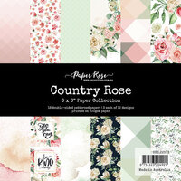 Paper Rose - 6 x 6 Collection Pack - Country Rose