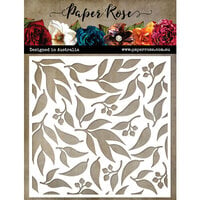 Paper Rose - 6 x 6 Stencils - Eucalyptus Gum Leaf
