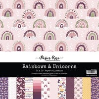 Paper Rose - 12 x 12 Collection Pack - Rainbows and Unicorns