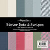 Paper Rose - 6 x 6 Collection Pack - Winter Dots and Stripes