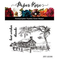 Paper Rose - Clear Photopolymer Stamps - Country Home
