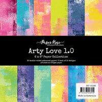 Paper Rose - 6 x 6 Collection Pack - Arty Love 1.0
