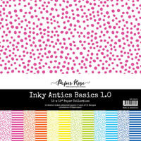 Paper Rose - 12 x 12 Collection Pack - Inky Antics Basics 1.0