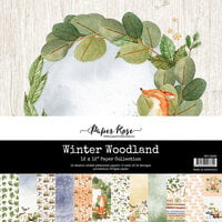 Paper Rose - 12 x 12 Collection Pack - Winter Woodland