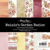 Paper Rose - 6 x 6 Collection Pack - Maizie's Garden Basics