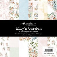 Paper Rose - 6 x 6 Collection Pack - Lily's Garden