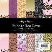 Paper Rose - 6 x 6 Collection Pack - Bubble Tea