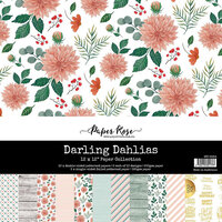 Paper Rose - 12 x 12 Collection Pack - Darling Dahlias