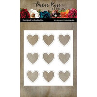 Paper Rose - Dies - Heart Window Coverplate