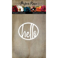 Paper Rose - Dies - Hello Layered Oval
