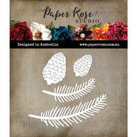 Paper Rose - Dies - Pinecones and Branches