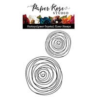 Paper Rose - Clear Photopolymer Stamps - Doodle Circle Duo