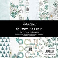 Paper Rose - 6 x 6 Collection Pack - Silver Bells 2
