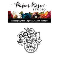 Paper Rose - Clear Photopolymer Stamps - Watch Parts