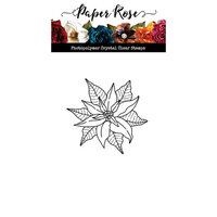Paper Rose - Christmas - Clear Photopolymer Stamps - Poinsettia Small