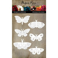Paper Rose - Dies - Etched Butterflies Large