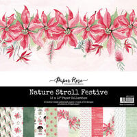 Paper Rose - Christmas - 12 x 12 Collection Pack - Nature Stroll Festive