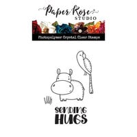 Paper Rose - Clear Photopolymer Stamps - Hippo and Parrot