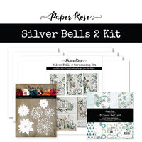 Paper Rose - Christmas - Cardmaking Kit - Silver Bells 2