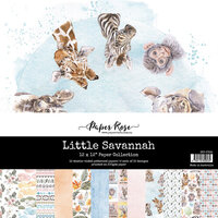 Paper Rose - 12 x 12 Collection Pack - Little Savannah