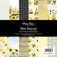 Paper Rose - 6 x 6 Collection Pack - Bee Happy