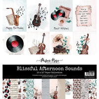 Paper Rose - 12 x 12 Collection Pack - Blissful Afternoon Sounds