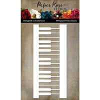 Paper Rose - Dies - Piano Border