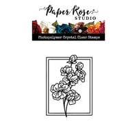 Paper Rose - Clear Photopolymer Stamps - Floral Frame 8