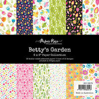 Paper Rose - 6 x 6 Collection Pack - Betty's Garden