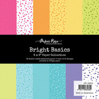 Paper Rose - 6 x 6 Collection Pack - Bright Basics