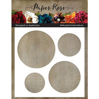 Paper Rose - 6 x 6 Stencils - Circle Window